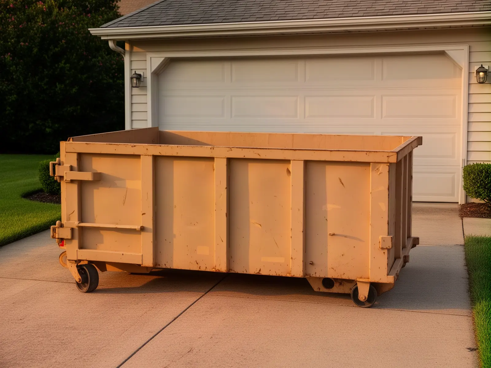 Roll-off dumpster from Barnes's Dumpster Rental in Kissimmee, FL